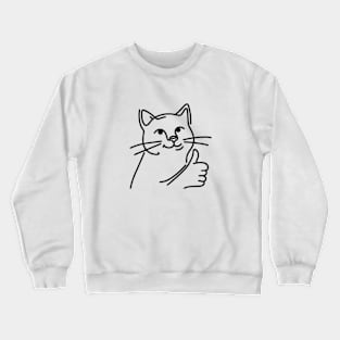 Git Gud Cat Meme Crewneck Sweatshirt